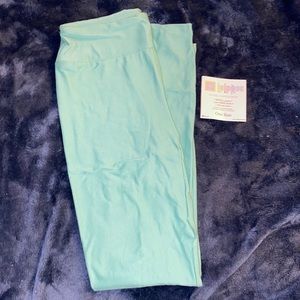 LuLaRoe Mint Green OS Leggings NWT